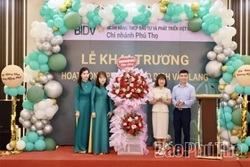 Khai trương hoạt động Phòng giao dịch Văn Lang - BIDV Phú Thọ