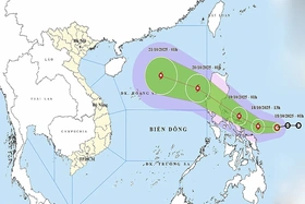Thời tiết ngày 18/10: Biển Đông xuất hiện áp thấp nhiệt đới có khả năng mạnh lên thành bão