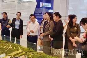 Đoàn công tác của tỉnh Phú Thọ khảo sát thực tế tại Lào