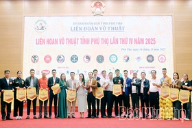 Sôi nổi Liên hoan Võ thuật tỉnh Phú Thọ năm 2025