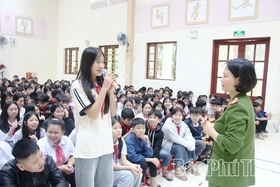 Tuyên truyền phòng chống tội phạm, vi phạm pháp luật cho trên 4.000 học sinh
