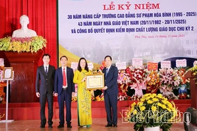 Trường Cao đẳng sư phạm Hòa Bình kỷ niệm 43 năm Ngày Nhà giáo Việt Nam