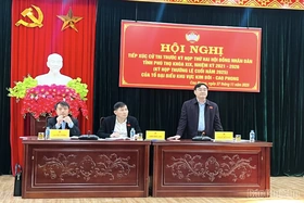 Đại biểu HĐND tỉnh tiếp xúc cử tri khu vực Cao Phong