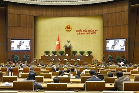 Quốc hội đã thông qua 4 dự án luật liên quan đến lĩnh vực tư pháp