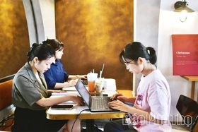 “Văn phòng di động” của giới trẻ