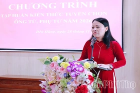 Khu di tích lịch sử Đền Hùng tập huấn tuyển chọn ông Từ, phụ Từ