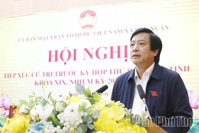 Tiếp xúc cử tri trước Kỳ họp thứ Hai, HĐND tỉnh tại cụm Tam Nông - Thanh Thủy