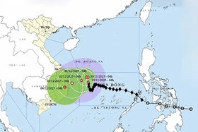 Thời tiết ngày 29/11: Bão số 15 duy trì cường độ mạnh, di chuyển chậm trên khu vực giữa Biển Đông