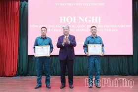 Xã Lương Sơn tổng kết công tác quân sự, quốc phòng địa phương năm 2025