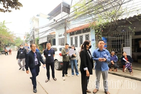 Trích đo bản đồ địa chính dự án Đường nối từ đường Trần Hưng Đạo đến phường Dân Chủ kết nối với quốc lộ 6