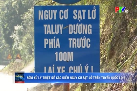 Sớm xử lý triệt để các điểm nguy cơ sạt lở trên tuyến Quốc lộ 6