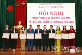 Đảng uỷ xã Vĩnh Tường khai nhiệm vụ năm 2026
