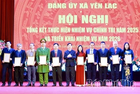 Đảng ủy xã Yên Lạc triển khai nhiệm vụ năm 2026