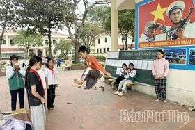 Xã Phùng Nguyên chú trọng giáo dục kỹ năng sống trong trường học