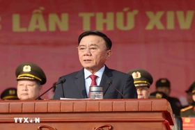 Thường trực Ban Bí thư dự Lễ xuất quân bảo vệ Đại hội lần thứ XIV của Đảng