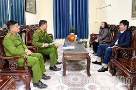 Công an xã Liên Hòa quyết liệt ngăn chặn pháo nổ trái phép dịp Tết