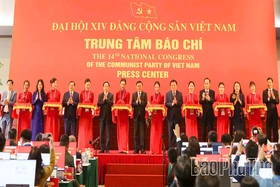 Khai trương Trung tâm Báo chí phục vụ Đại hội XIV của Đảng