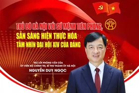 Thủ đô Hà Nội với sứ mệnh tiên phong, sẵn sàng hiện thực hóa tầm nhìn Đại hội XIV của Đảng