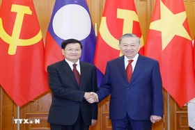 Tổng Bí thư Tô Lâm hội đàm với Tổng Bí thư, Chủ tịch nước Lào Thongloun Sisoulith