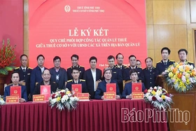 Thuế cơ sở 9 ký kết quy chế phối hợp công tác quản lý thuế