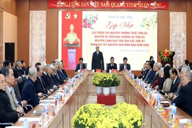 Tỉnh ủy Phú Thọ gặp mặt nguyên lãnh đạo tỉnh qua các thời kỳ