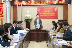 Triển khai kế hoạch tổ chức Hội báo Xuân Phú Thọ 2026