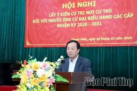 Hội nghị lấy ý kiến đối với người ứng cử đại biểu HĐND các cấp