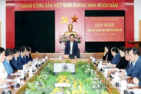 Ban bầu cử đại biểu Quốc hội khóa XVI ở đơn vị bầu cử số 2 họp phiên thứ nhất
