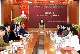 Ban Thường vụ Đảng ủy các cơ quan Đảng tỉnh cho ý kiến một số nhiệm vụ trọng tâm