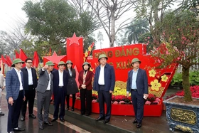 Chủ tịch UBND tỉnh Trần Duy Đông kiểm tra công tác chỉnh trang đô thị phục vụ đón Tết Nguyên đán