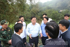 Chủ tịch UBND tỉnh Trần Duy Đông: Hoàn thành bắc cầu phao qua Sông Lô trong ngày 15/2