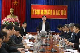 Kiểm tra công tác bầu cử tại Đơn vị Bầu cử số 19