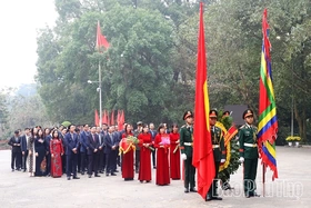 Dâng hương tưởng niệm, tri ân công đức các Vua Hùng trước thềm năm mới Bính Ngọ 2026