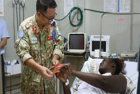 Nhiều hoạt động ý nghĩa đầu xuân Bính Ngọ của lực lượng gìn giữ hòa bình Việt Nam