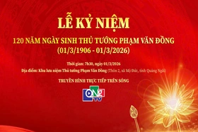 Trực tiếp: Lễ kỷ niệm 120 năm Ngày sinh đồng chí Phạm Văn Đồng (1/3/1906 - 1/3/2026)