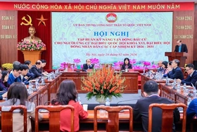 Danh sách người ứng cử đại biểu Quốc hội khóa XVI thuộc khối Mặt trận Tổ quốc Việt Nam
