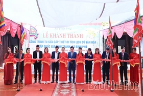 Khánh thành công trình tu sửa Di tích lịch sử văn hóa cấp quốc gia Đình Tranh