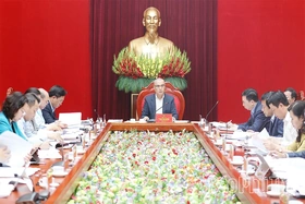 Ban Thường vụ Tỉnh ủy cho ý kiến về các đề án phát triển kinh tế