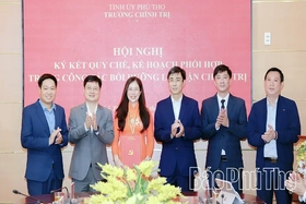 Ký kết quy chế, kế hoạch phối hợp trong công tác bồi dưỡng lý luận chính trị