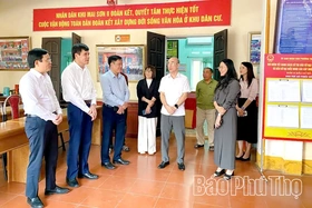 Kiểm tra công tác chuẩn bị bầu cử tại các phường Nông Trang, Việt Trì, Thanh Miếu