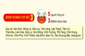 [Infographic] Đơn vị bầu cử số 3, tỉnh Phú Thọ