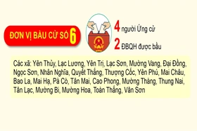 [Infographic] Đơn vị bầu cử số 6, tỉnh Phú Thọ