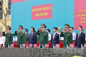 Bộ Chỉ huy quân sự tỉnh Phú Thọ ra quân huấn luyện năm 2026