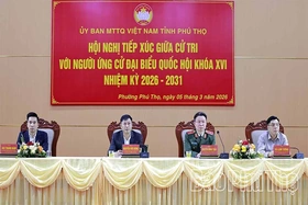 Hội nghị tiếp xúc giữa cử tri với người ứng cử đại biểu Quốc hội khóa XVI, nhiệm kỳ 2026-2031