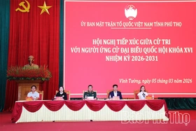 Ứng cử viên ĐBQH khóa XVI Đơn vị bầu cử số 3 tiếp xúc cử tri