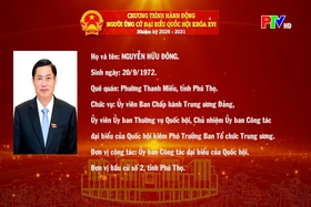 Tiểu sử và chương trình hành động ứng cử Đại biểu Quốc hội khóa XVI của đồng chí Nguyễn Hữu Đông
