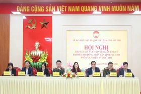 Các ứng cử viên đại biểu HĐND tỉnh tiếp xúc cử tri các xã: Quảng Yên, Thanh Ba