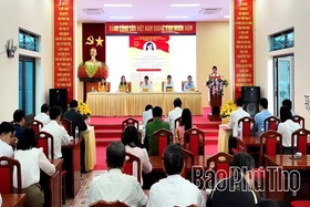 Ứng cử viên đại biểu HĐND tỉnh tiếp xúc cử tri tại Đơn vị bầu cử số 5