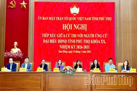 Ứng cử viên đại biểu HĐND tỉnh nhiệm kỳ 2026-2031 tiếp xúc cử tri Đơn vị bầu cử số 12