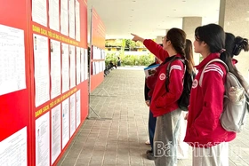 Sinh viên háo hức trước ngày hội non sông